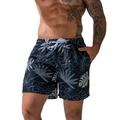 China Anti-Wrinkle Summer Big Sizes Printing Shorts Casual Men's Quick-Drying Beach Shorts Under Pants Surfing Swim Trunks for sale