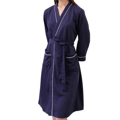 China Hotel QUICK DRY women bathrobe quick dry bathrobes for men and women womens waffle fabric bathrobes for sale