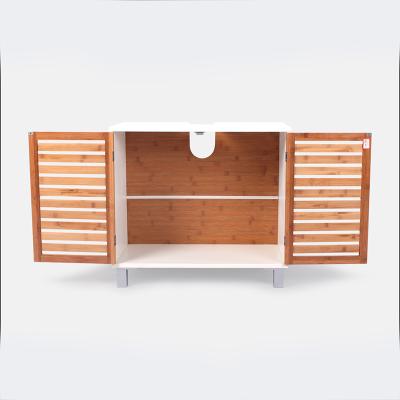 China Modern high quality cheap sale tool warehousing wooden bamboo storage cabinet for sale