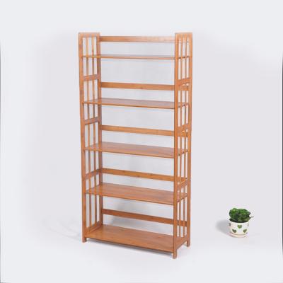 China Factory Price Five Tier Casual Customized Wooden Book Shelves for sale