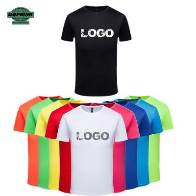 China Anti-wrinkle White Shirt Men Feels Cotton Us Warehouse Blank 100 Polyester T Shirts For Sublimation Print for sale