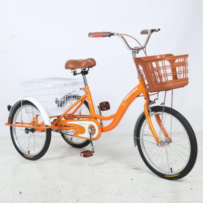 China Steel Frame Durable Using Low Price Steel Frame Bike Adults Bike 3 Wheel Tricycle for sale