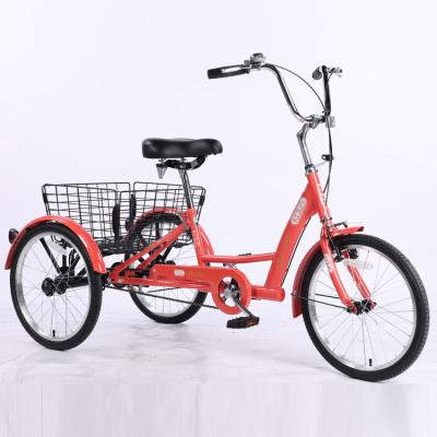 China Interesting factory supply steel frame price 20 inch three wheel steel frame bicycle tricycles for sale