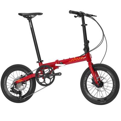 China Aluminum Alloy JAVA X2 20 Inch 9 Speed ​​Aluminum Alloy Frame Folding Bike for sale