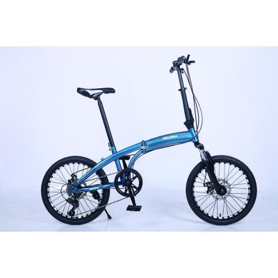 China Suspension Fork Material Steel Frame China Frame Folding Portable Premium Durable Adult Bike for sale