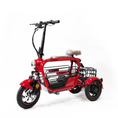 China Tianjin Steel Wheel Three Wheel E-Bike E-Bike Tricycle 3 Wheeler Electric Tricycle for sale