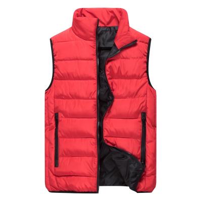 China Hot Selling Anti-wrinkle Down Jacket 3D Outdoor Polyester Sleeveless Cotton Thickened Vest for sale