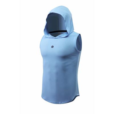 China Anti-wrinkle summer men's sports oversized hat simple boy's sleeveless breathable vest for sale