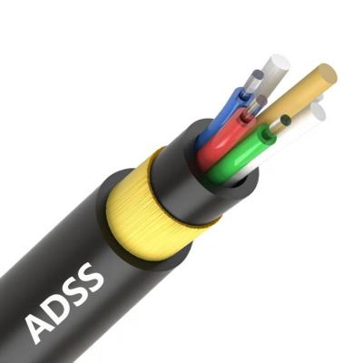 Chine HXCOWO Aerial Cable Self Supporting Mini G652D ADSS Fiber Optic Cable 2-288 Cores à vendre