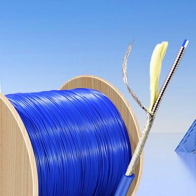 Cina G652D G657A1 G657A2 Spiral Steel Pipe Indoor Armored Optical Fiber Cable for Telecom in vendita