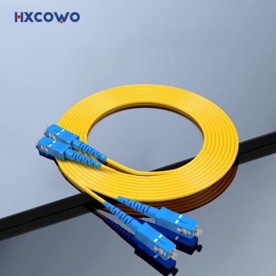 Κίνα 2 Core SC/UPC-SC/UPC Duplex Multi-Mode Single Mode 9/125 2.0mm 0.5M Fiber Optic Cable Patch προς πώληση