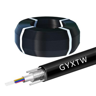 China Singlemode Outdoor Armored Fiber Optic Cable G652D Armored Fiber Cable zu verkaufen