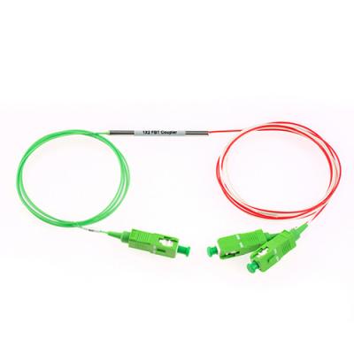 China FTTH FTTX HX 1x2 PLC Splitter LC SC ST FC 1260nm-1650nm Fiber Optic Cable Splitter zu verkaufen