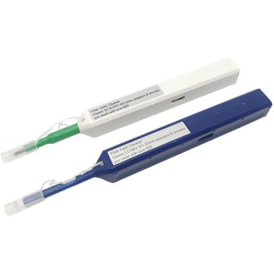 中国 800 Times Fiber Optic Cleaning Pen Kit ABS PC 2.5mm SC ST FC Fiber Pen Cleaner 販売のため