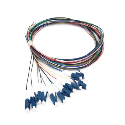 China LC SM 9/125 UPC Optical Fiber Pigtail 1m FTTN Multimode Fiber Pigtail zu verkaufen