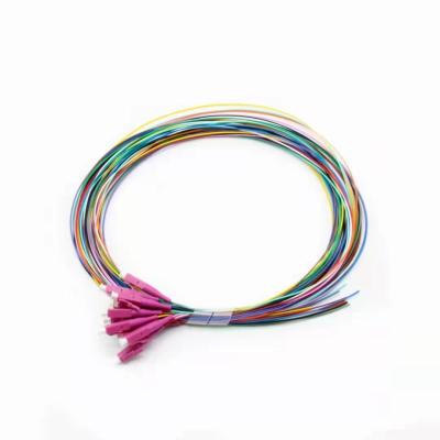 China 12 Cores LC UPC Fiber Optic Pigtail Multimode G657A1 FTTH Pigtail For Network Connections zu verkaufen