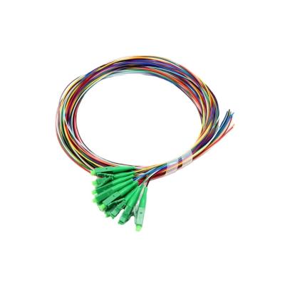 China Customized LC Fiber Pigtails 0.9mm 2mm 3mm Cable Diameter Patch Cord Pigtail zu verkaufen