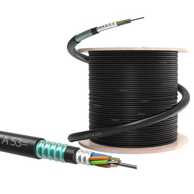 China Stranded Loose Tube Armoured Outdoor Cable G652D G657A1 G657A2 for sale