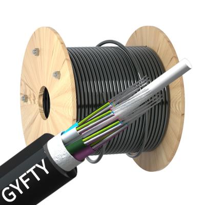 Cina Fiber Optic Cable for Telecom Communication 2-288 Cores Outdoor Non Metal G652D GYFTY in vendita