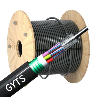 中国 OS1 OS2 Armoured Fibre Cable Telecom Outdoor Armored Fiber Optic Cable 販売のため