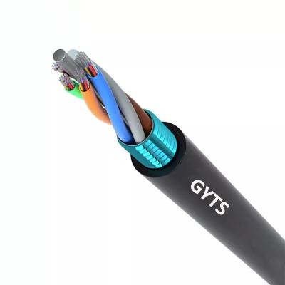 China FTTH Fibre Optic Armoured Cable G652D G657A1 24 Core Armoured Fiber Optic Cable à venda