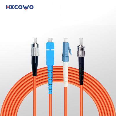 China Simplex Duplex FTTH Patch Cord SC/LC/FC/ST UPC/APC Multimode Fiber Patch Cable Te koop