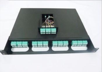 China 1U Fiber Patch Panel MTP/MPO Chassis 12 Port Fiber Patch Panel for sale