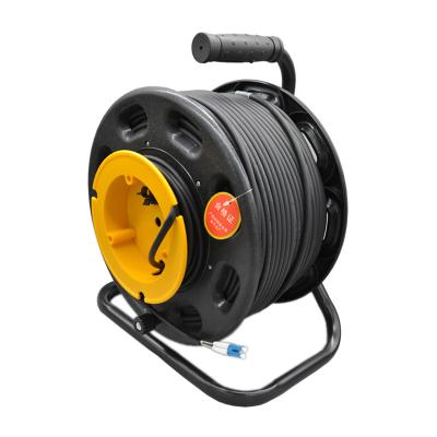 China FTTx Tactical Fiber Reel Cabos de Fibra Óptica Espiral Blindados Personalizados à venda