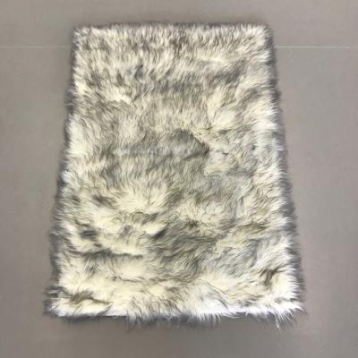 China Washable artificial wool rug, faux fur rug, popular faux fur blanket for sale