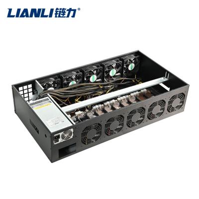 China With fan 5.5cm 12 gpu installation case 12 GPU server rack spacer computer chassis case with 10*12038 fans for sale