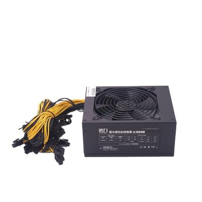 China 8 GPU dc power supply power supply card workbench 8*6+2pin and 5*6pin premium quality 1800w for sale