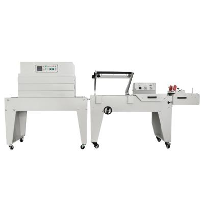 China Food 450L 2 in 1 Semi-automatic Heat Shrink Packing Machine Semi-automatic Shrink Wrapping Tunnel Machine for sale