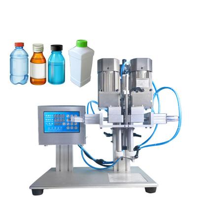 China XLSGJ-6300 Semi Automatic Food Jar And Pet Glass Bottles Capping Machine for sale