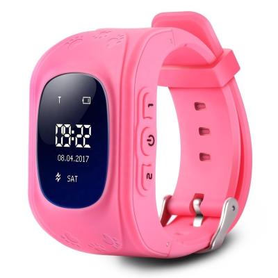 China BL Q50 Child Smart Watch Touch Screen SOS Alarm GPS Tracker Wrist Phone Anti-Lost Phone Watch for Kids Children Boys Girls for sale