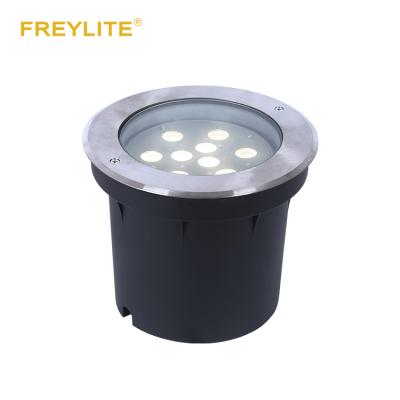 China FREYLITE High Density Aluminum Die Casting Aluminum Housing Die Casting ip65 Outdoor Waterproof rgbw 9w 18w 24w Led Underground Light for sale