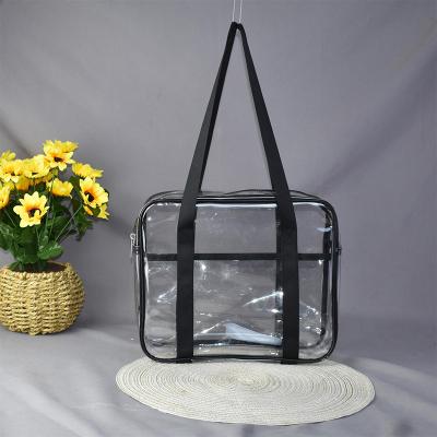 China Durable Transparent Portable PVC Jelly Bag Waterproof Cosmetics for sale