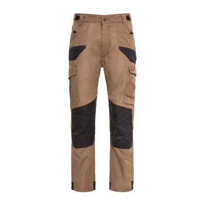 China Sustainable Polyester Cotton Ribstop Reinforced Knee Patch Multi Pocket Safety Pants for sale