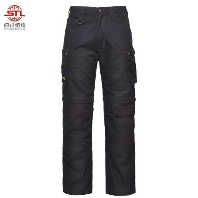 China Wholesale Black Breathable/Durable Fabric Rip-Stop Leg-Stop Custom Long Work Out Mens Cargo Pants With Side Pockets for sale