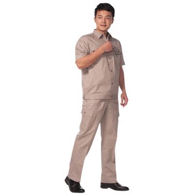 China OEM Breathable Custom Made Mens Durable Short Sleeve Engineer Working To Work Wear Industrial Workwear Uniforms Uniform Suit For Workshop Mechanic for sale