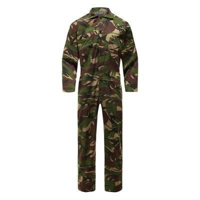 China Breathable / Durable Camouflage Cotton Polyester Cotton Twill Long Sleeve Work Uniform Coverall for sale