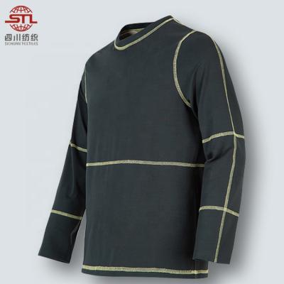 China Wholesale Custom Made Mens Womens Cotton Spandex Round Neck Long Sleeve Breathable T-Shirt for sale