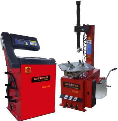 China AUTOPAN G221 Tire Changer Machine and SBM 99 G221+ Wheel Balancer SBM99 Combo Basic Model for sale