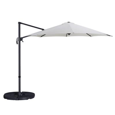 China Pi Roma Aluminum Umbrella Large Sun Patio Garden Side Umbrella Modern Luxury Aluminum Outdoor Cantilever Umbrella 10 Pole for sale