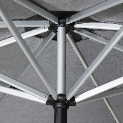 China Large Outdoor Commercial Umbrella Sunshade 3m Wholesale Modern High End Commercial Aluminum Luxury Umbrella For Outdoor Sunshade for sale