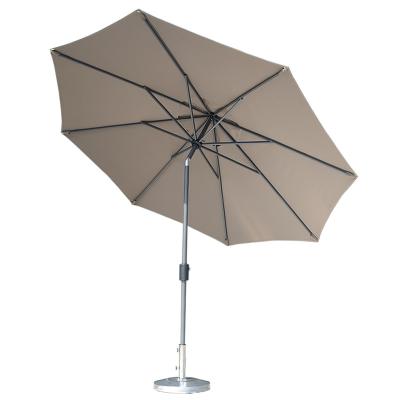 China Modern Heavy Duty Outdoor Patio Stainless Steel Metal Umbrella Rustproof Round Base for sale