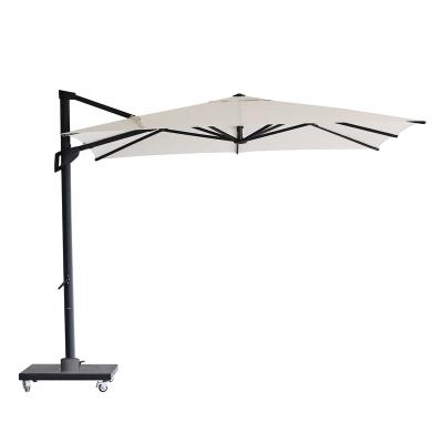 China 3 Years Warranty 10ft Cantilever Patio Umbrellas Square Outdoor Garden Parasol Modern 3 Years Warranty for sale