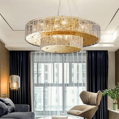 China Guangdong Modern Supplier Indoor Lamp For Home Hotel Chandelier Lighting Modern LED Glass Chandelier for sale