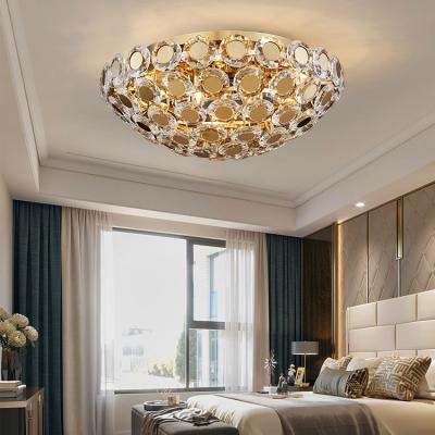 China Wholesale Price Aisle Luxury Indoor Home Decoration LED Crystal Ceiling Light Outdoor Mounted Stainless Steel for sale