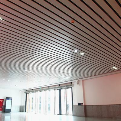 China Ceilings Ceiling Design Integrated Aluminum Linear Strip Suspended Ceiling for sale