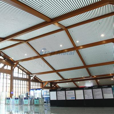 China Modern Aluminum Strip Metal Ceiling Partition Metal Ceilings Decor Integrated Linear Ceiling for sale